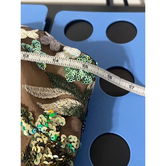 Elegant Strapless Floral Dress - Picture 11 of 15